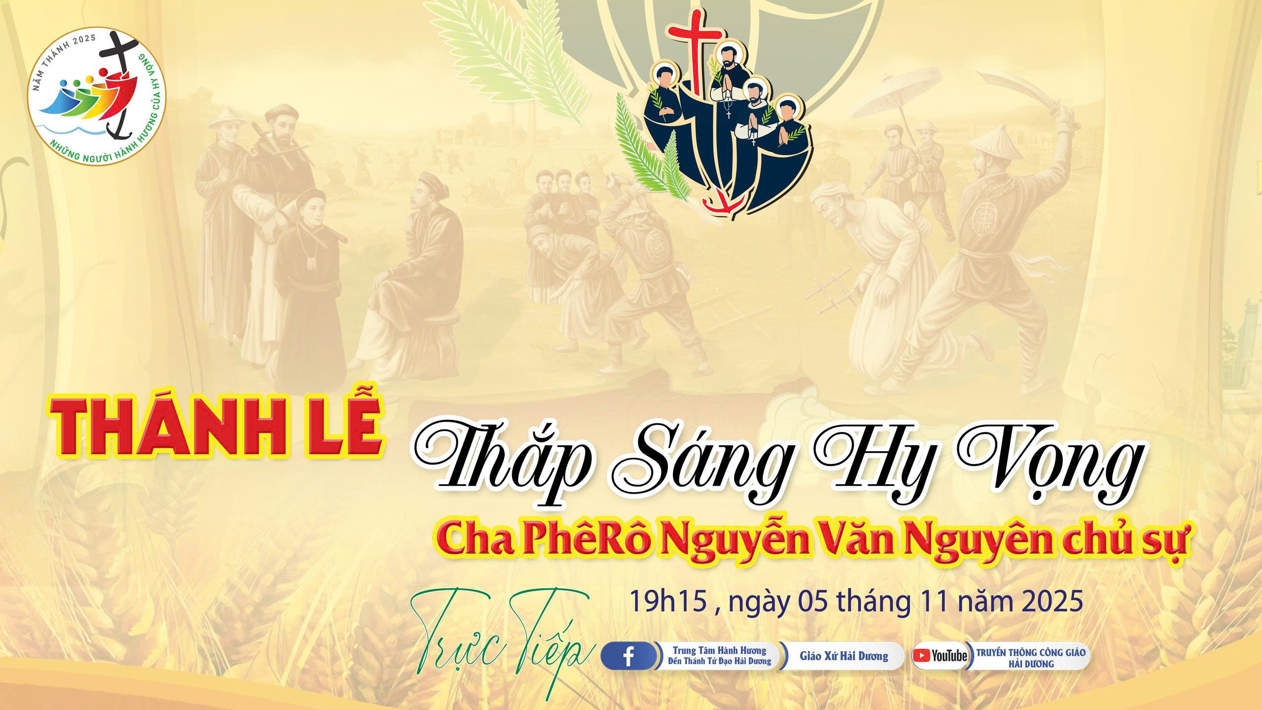 🔴TRỰC TIẾP | THÁNH LỄ : THẮP SÁNG HY VỌNG | NGÀY 05.11.2025 - ĐỀN CÁC THÁNH TỬ ĐẠO HẢI DƯƠNG